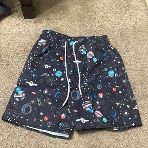 Guys Planets Drawstring shorts 5”